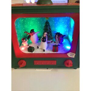 Animated Christmas TV Music Box Tree Turn In Circle Target Edition